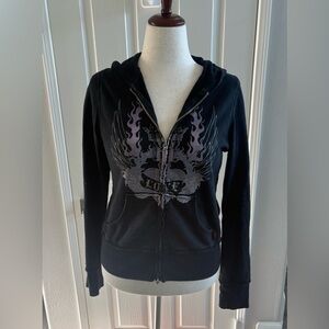 Hard Tail | Black Graphic Hoodie | size L | Very Good Condition
